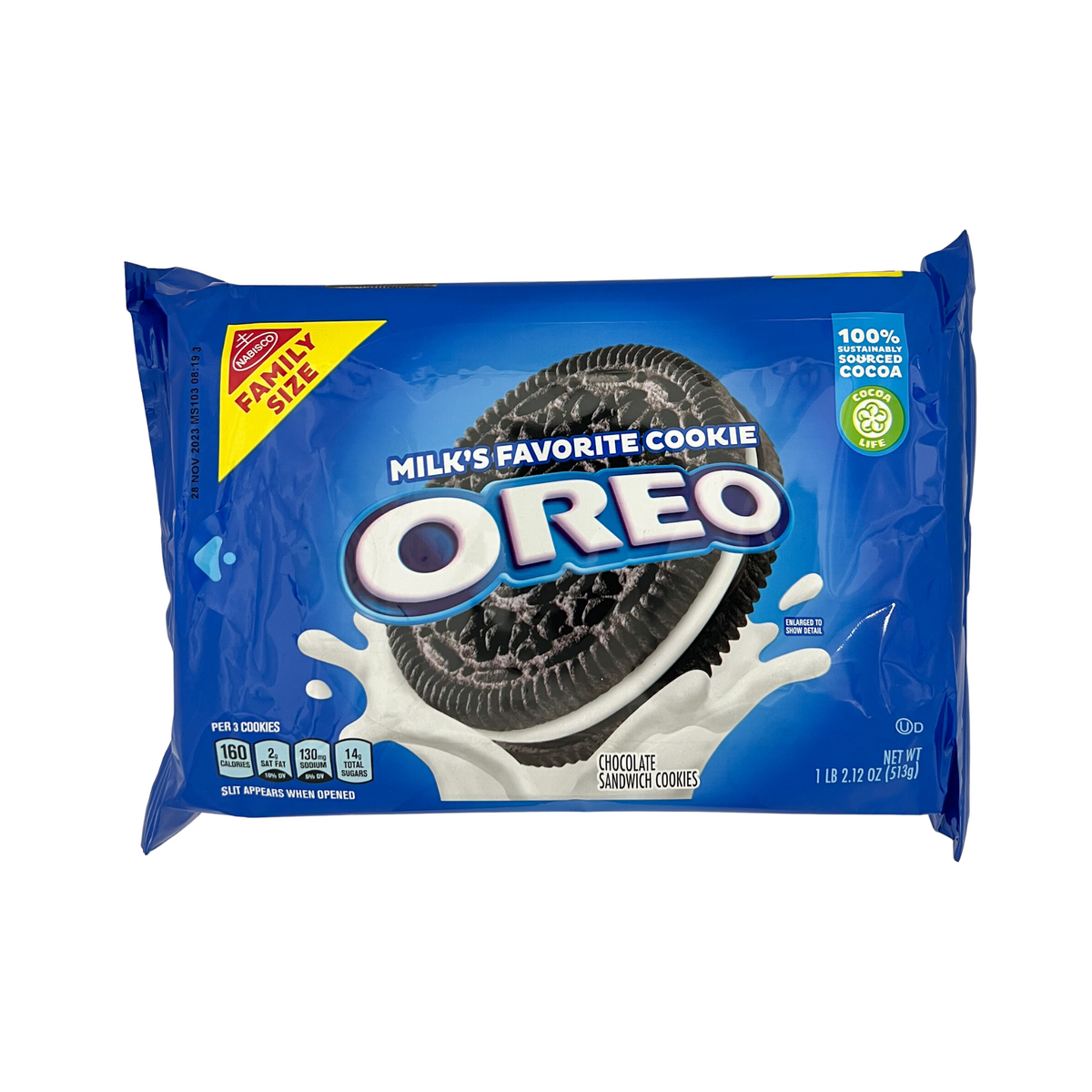 Oreo Chocolate Sandwich Cookies Family Size 1 lb 2.12 oz