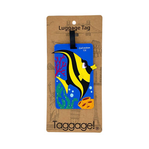 Angel Fish Luggage Tag - Galveston TX