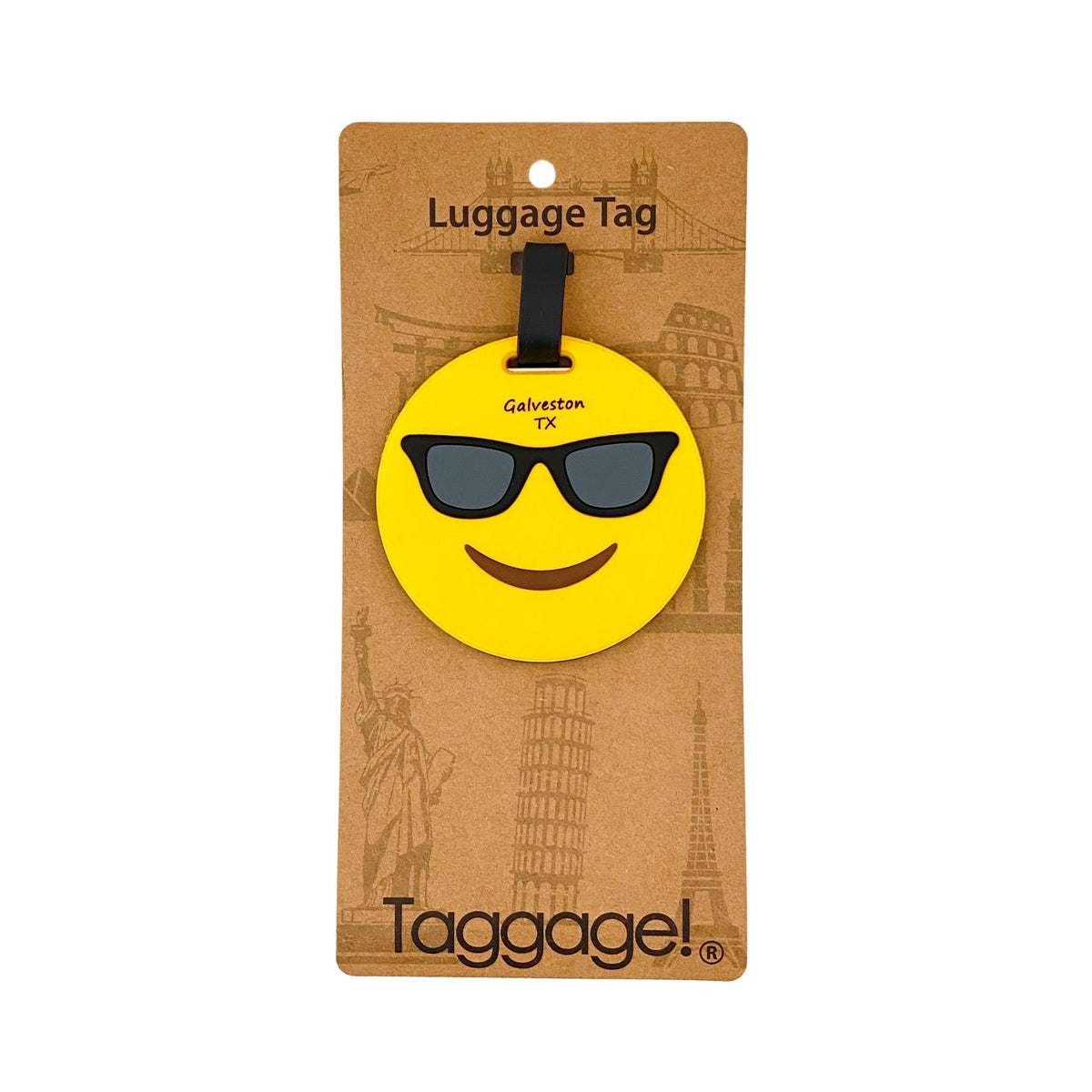 Emoji luggage tag shop