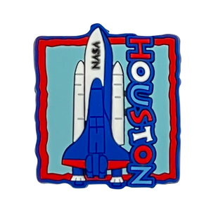 One unit of Houston NASA Shuttle Rubber Magnet