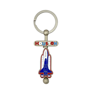 One unit of Houston NASA Shuttle Swivel Keychain