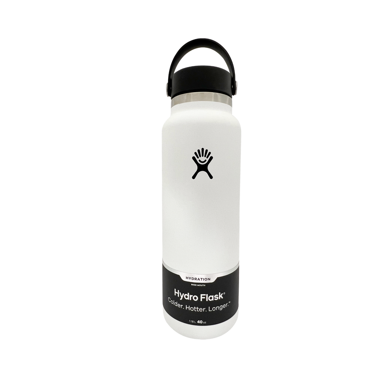 Hydro Flask 40 Oz Water Bottle in White - W40BTS110