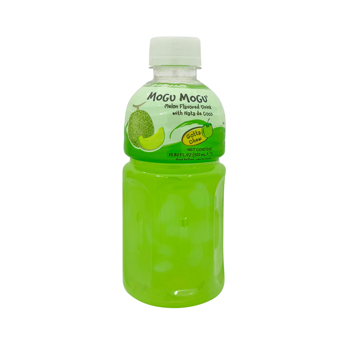 Mogumogu Mogu Mogu Melon Juice with Nata de Coco 10.82 fl oz
