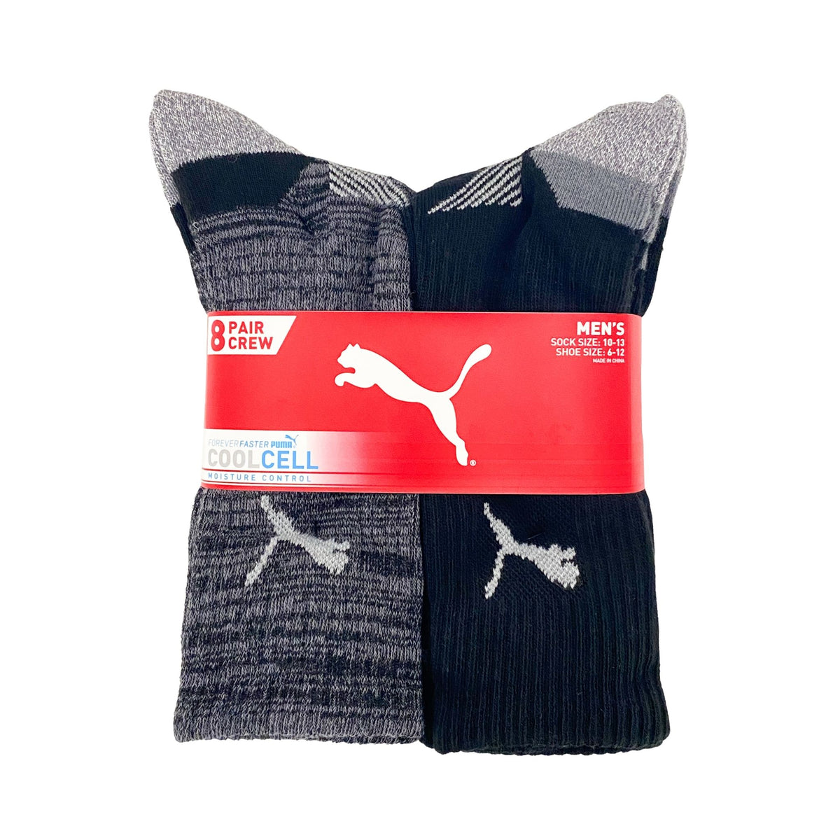 Puma men's crew socks sports hot sale cool cell