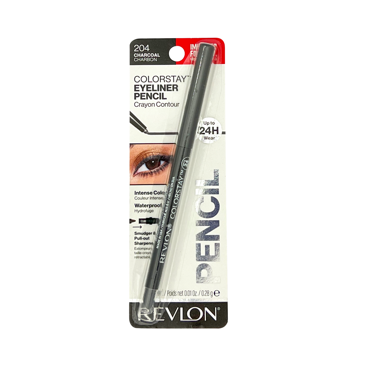 Revlon ColorStay Eyeliner Pencil 204 Charcoal