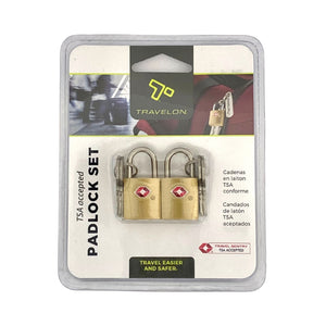 Travelon 2 pk Padlock Set