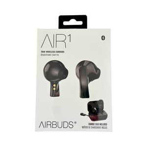 One unit of Air1 True Bluetooth Wireless Earbuds with Charging Case - Black