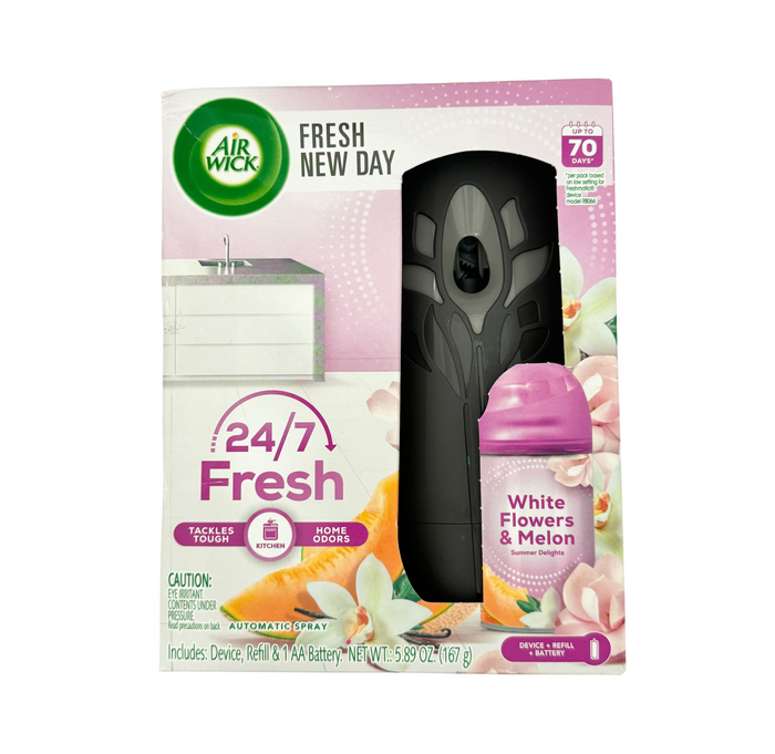 Air Wick Pure Freshmatic Automatic Spray Kit Air Freshener Summer Delights 5.89 oz
