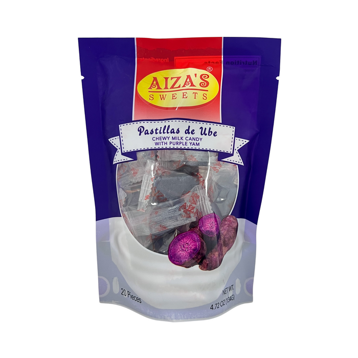 Aiza's Sweets Pastillas de Ube Chewy Milk Candy 4.72 oz