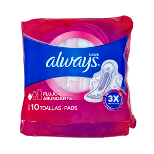 One unit of Always with Wings 10 Pads