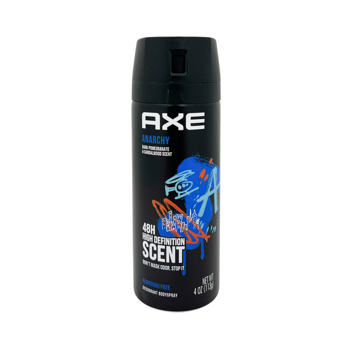 Axe Anarchy Aluminum Free Deodorant & Body Spray 48h Scent 4 oz
