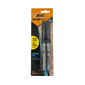 One unit of BIC Intensity Permanent Marker Fine 2 pcs