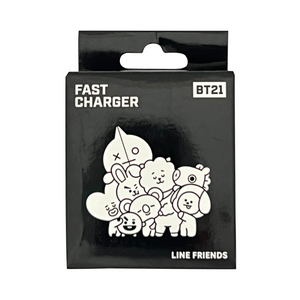 One unit of BT21 Dual Port Wall Charger Adapter - Box