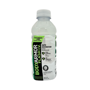 One unit of Body Armor Flash IV Cucumber Lime 20 fl oz