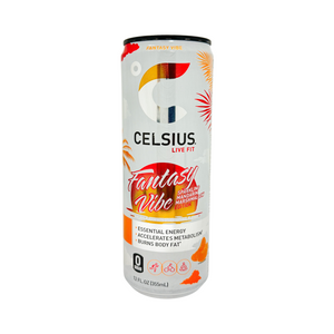 One unit of Celsius Sparkling Fantasy Vibe 12 fl oz