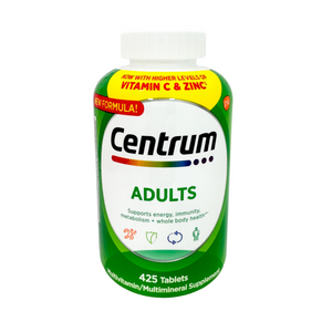One unit of Centrum Adults Multivitamin 425 tablets