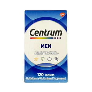 One unit of Centrum Men Multivitamin 120 tablets