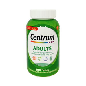 One unit of Centrum Silver Adults Mutivitamins 200 Tablets