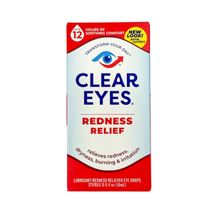 One unit of Clear Eyes Redness Relief Eye Drops 0.5 fl oz