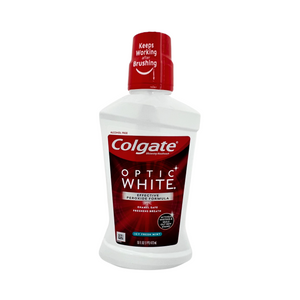 One unit of Colgate Optic White Alcohol Free Icy Fresh Mint Mouthwash 16 fl oz