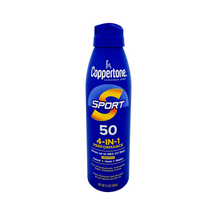 Coppertone Sport 50 Sunscreen Spray 5.5 oz