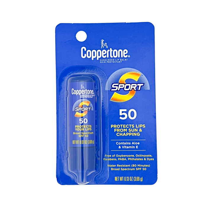 Coppertone Sport SPF 50 Sunscreen Lip Balm 0.13 oz