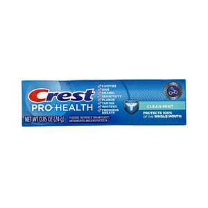 One unit of Crest Pro Health Clean Mint Toothpaste 0.85 oz - Travel Size
