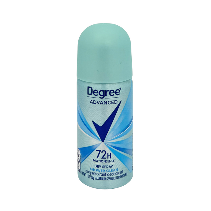 Degree 72h Dry Spray Shower Clean Antiperspirant Deodorant 1 oz - Travel Size