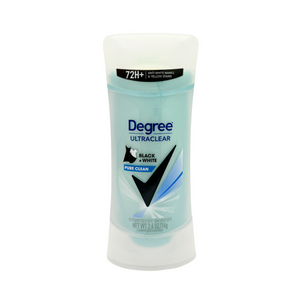 One unit of Degree Ultra Clear 72 H Antiperspirant Deodorant Pure Clean 2.6 oz