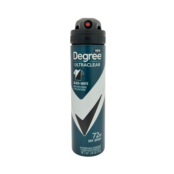 Degree Ultraclear Black + White Antiperspirant Deodorant Men Dry Spray 3.8 oz