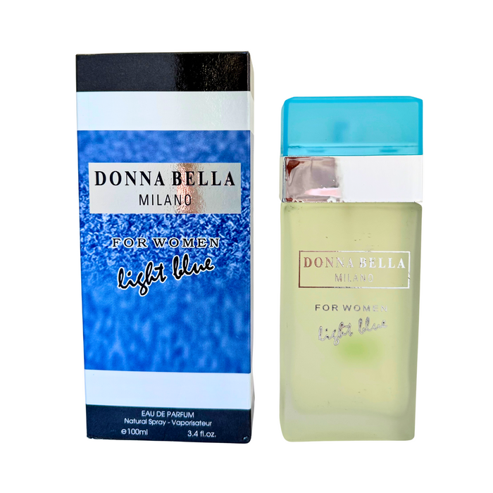 Donna Bella Milano Light Blue for Women Eau de Parfum 3.4 fl. oz