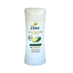 One unit of Dove Advanced Care Invisible 72h Antiperspirant Deodorant Cucumber & Cactus Water 2.6 oz