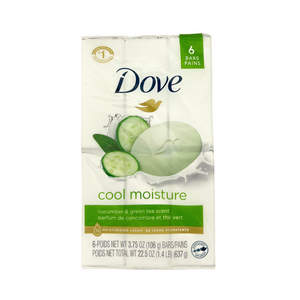 One unit of Dove Cool Moisture Soap Bars 6pc x 3.75 oz