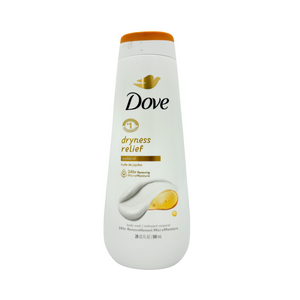 One unit of Dove Dryness Relief Jojoba OIl Body Wash 20 oz