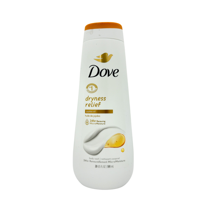 Dove Dryness Relief Jojoba OIl Body Wash 20 oz