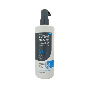 One unit of Dove Men Care Dry Repair Body and Face Cleanser 16.9 fl oz