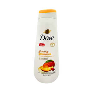One unit of Dove Relaxing Glowing Mango & Almond Butter Body Wash 23 oz
