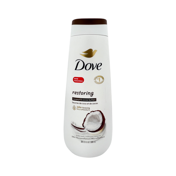 Dove Restoring Coconut and Cocoa Butters Body Wash 20 oz