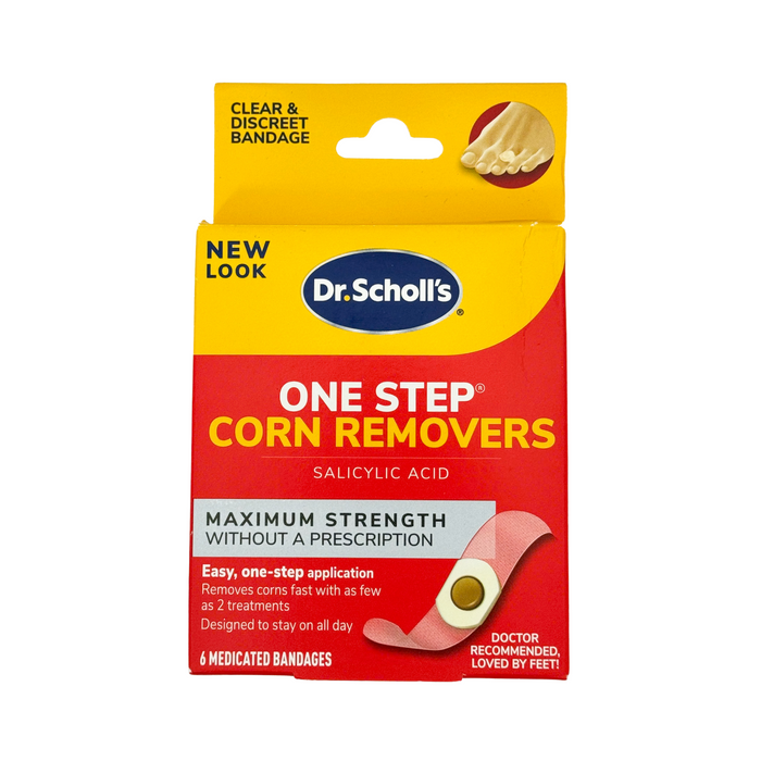 Dr. Scholl's One Step Corn Removers 6 Medicated Bandages
