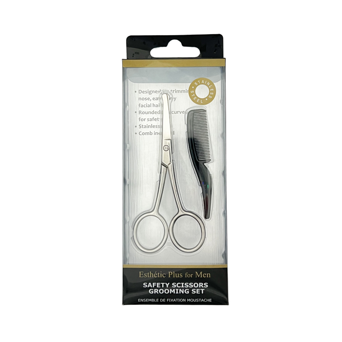 Esthetic Plus for Men Safety Scissors Grooming Set