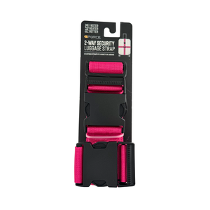 One unit of GForce 2-Way Security Luggage Strap 74.8 x 2 in