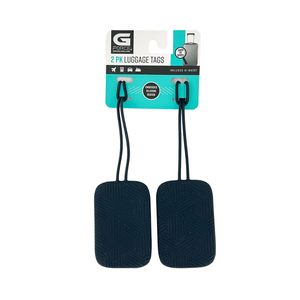One unit of G Force 2 pc Silicone Luggage Tags - Stone