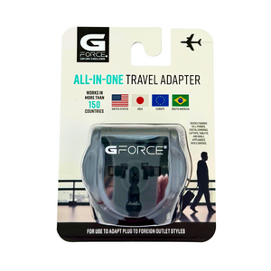 One unit of G Force All-in-one Travel Adapter - Black