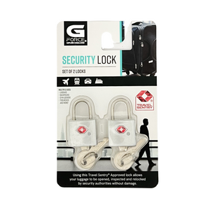 One unit of G Force Security Lock 2pk