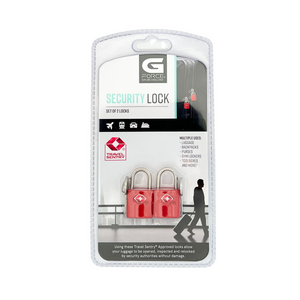 G Force Security Lock 2pk - Red
