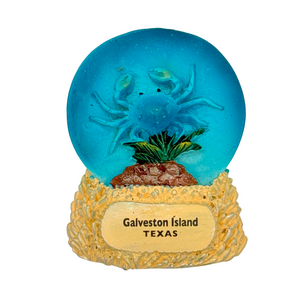 One unit of Galveston Island Texas Poly Resin Magnet - Crab