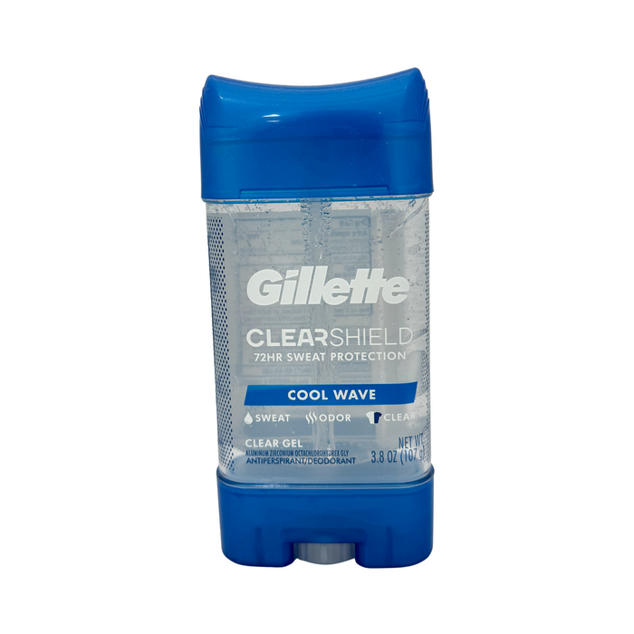 Gillette Clear Shield Cool Wave Gel Antiperspirant 3.8 oz