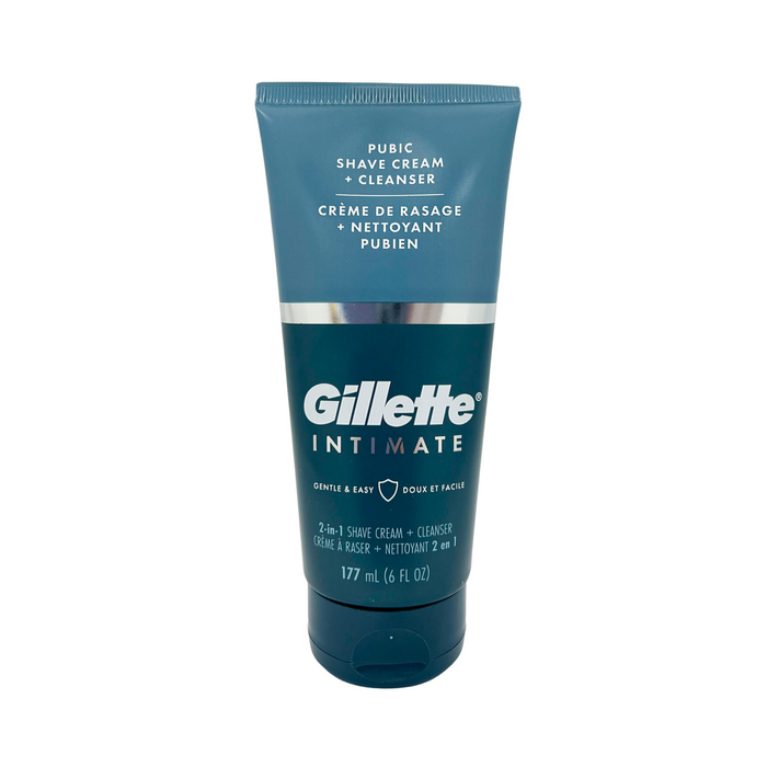 Gillette Intimate Pubic Shave Cream + Cleanser 6 fl oz