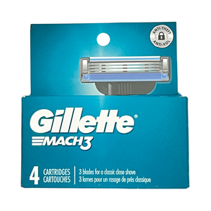 One unit of Gillette Mach3 4 Cartridges