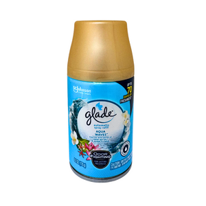 One unit of Glade Automatic Spray Refill Air Freshener 6.2 oz - Aqua Waves